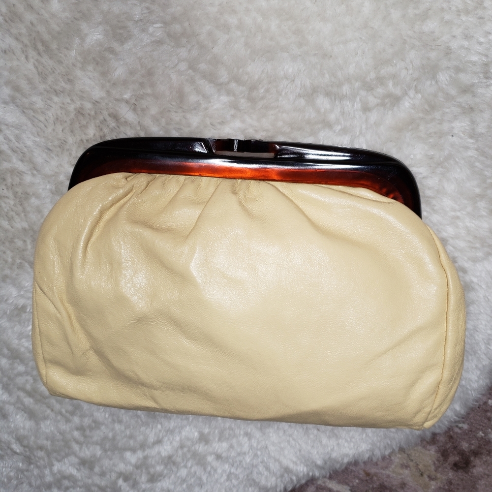 Vintage Italian Leather Clutch